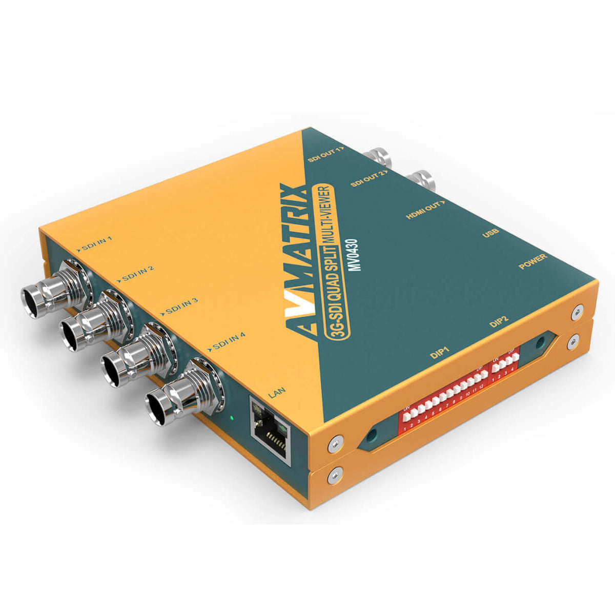 AVMATRIX MV0430 — Mini 4CH SDI Multiviewer