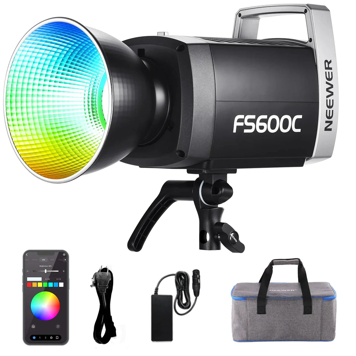 Neewer FS600C 600W RGB COB LED Video Light