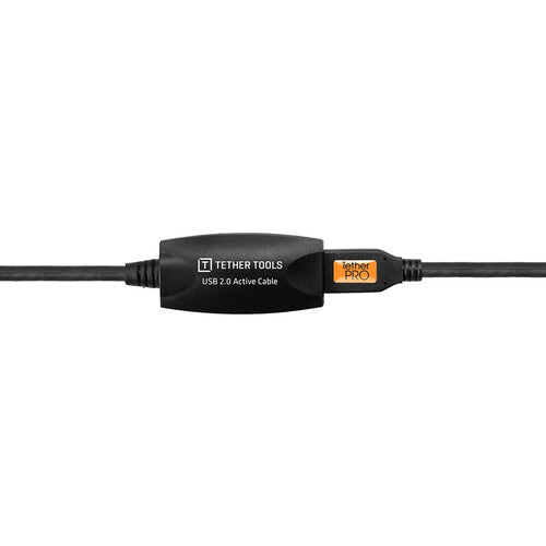 Tether Tools TetherPro USB 2.0 Active Extension Cable (16′, Black) - image 4