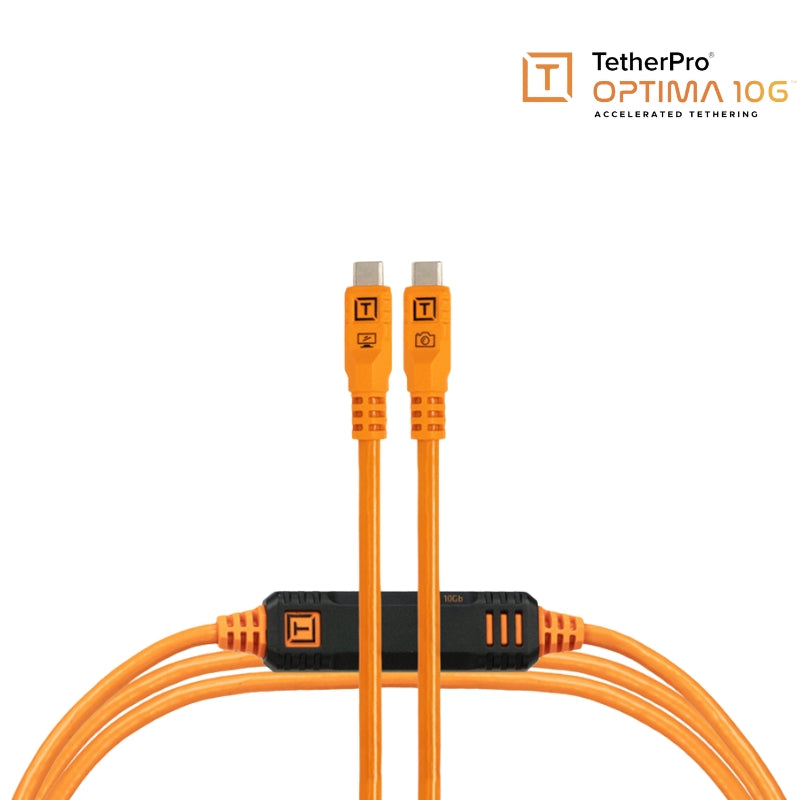 Tether Tools TetherPro Optima 10G 15′ (4.6m) USB-C to USB-C Straight to Straight Cable - image 2