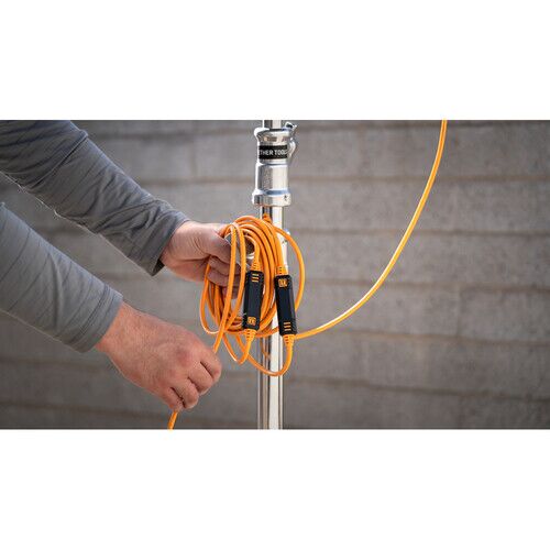 Tether Tools TetherPro Optima 10G TetherBoost Locking USB-C Extension Cable (16′, High-Visibility Orange) - image 6