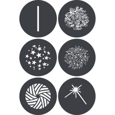 Godox GP-GS3 Gobo Set for MG1200Bi Spotlight Mount (6-Pack)