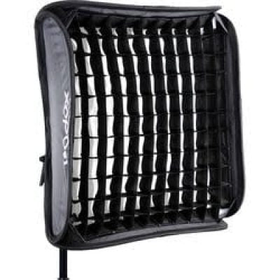 Godox SGGV8080 S2 Speedlite Bracket with Softbox, Grid and Carrying Bag Kit (80 x 80cm)