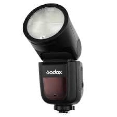 Godox V1 Round Head Speedlight for Fuji -100W TTL Speedlite with 2.4GHz Wireless X System