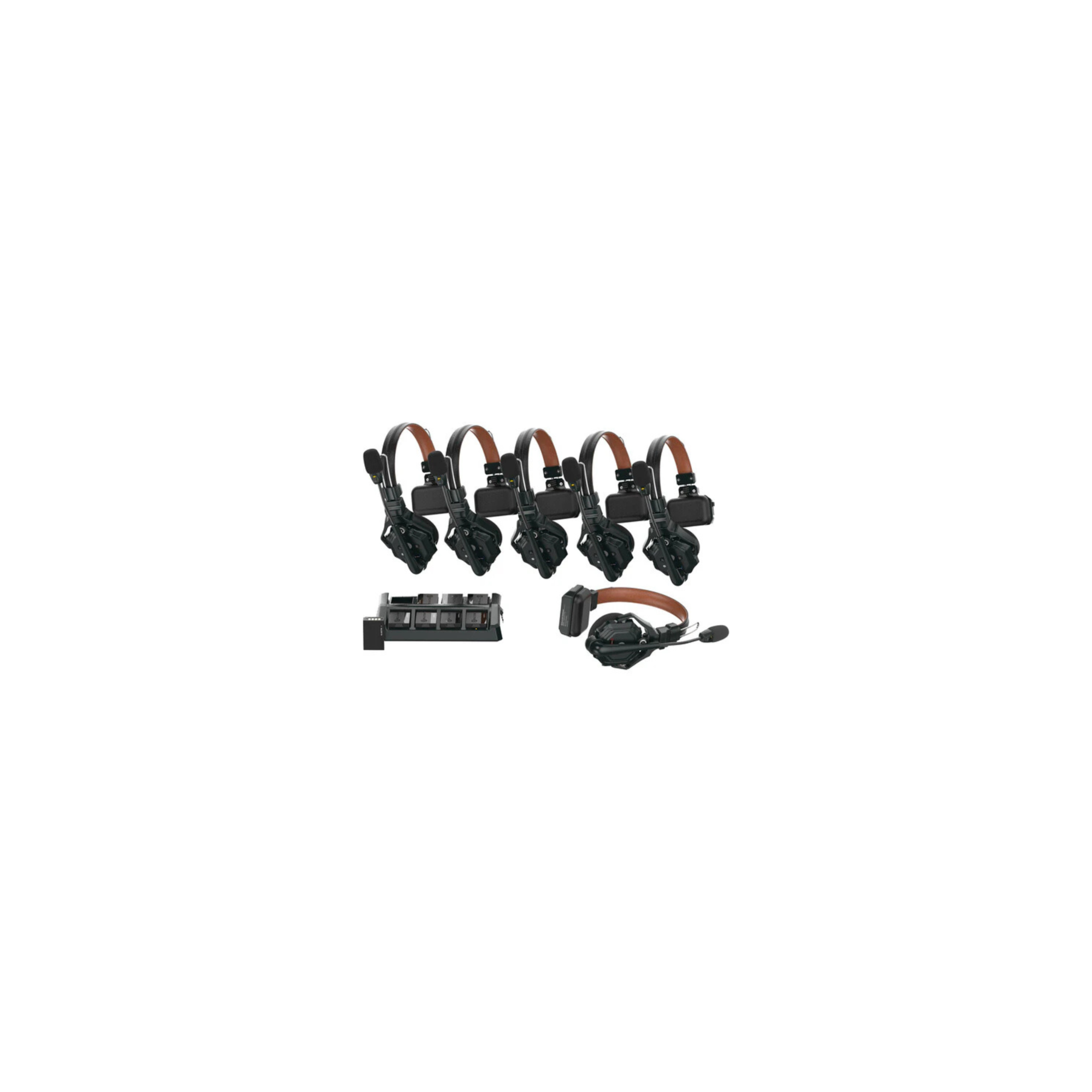 Hollyland Solidcom C1 Pro-6S Full-Duplex ENC Wireless Intercom System with 6 Headsets (1.9 GHz)