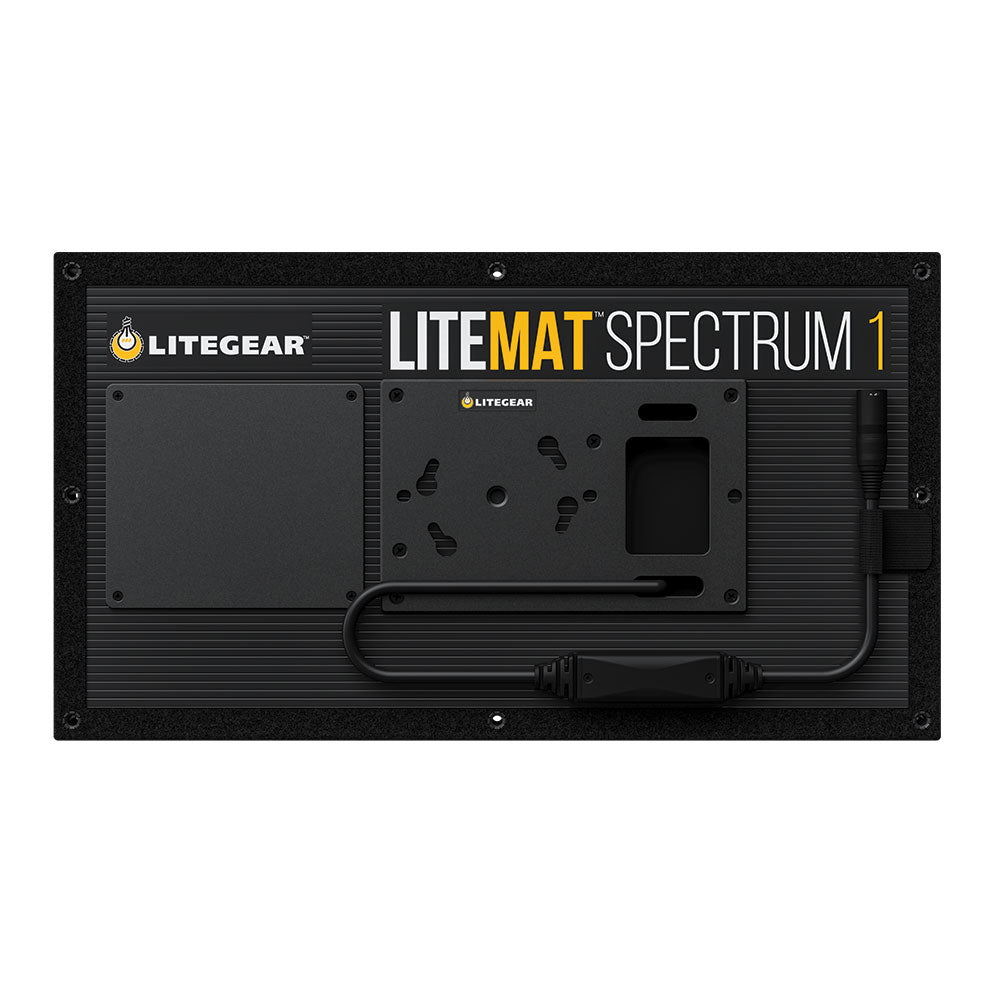 Litegear LiteMat Spectrum 1 Gen 2 RGB LED Light Panel rear view