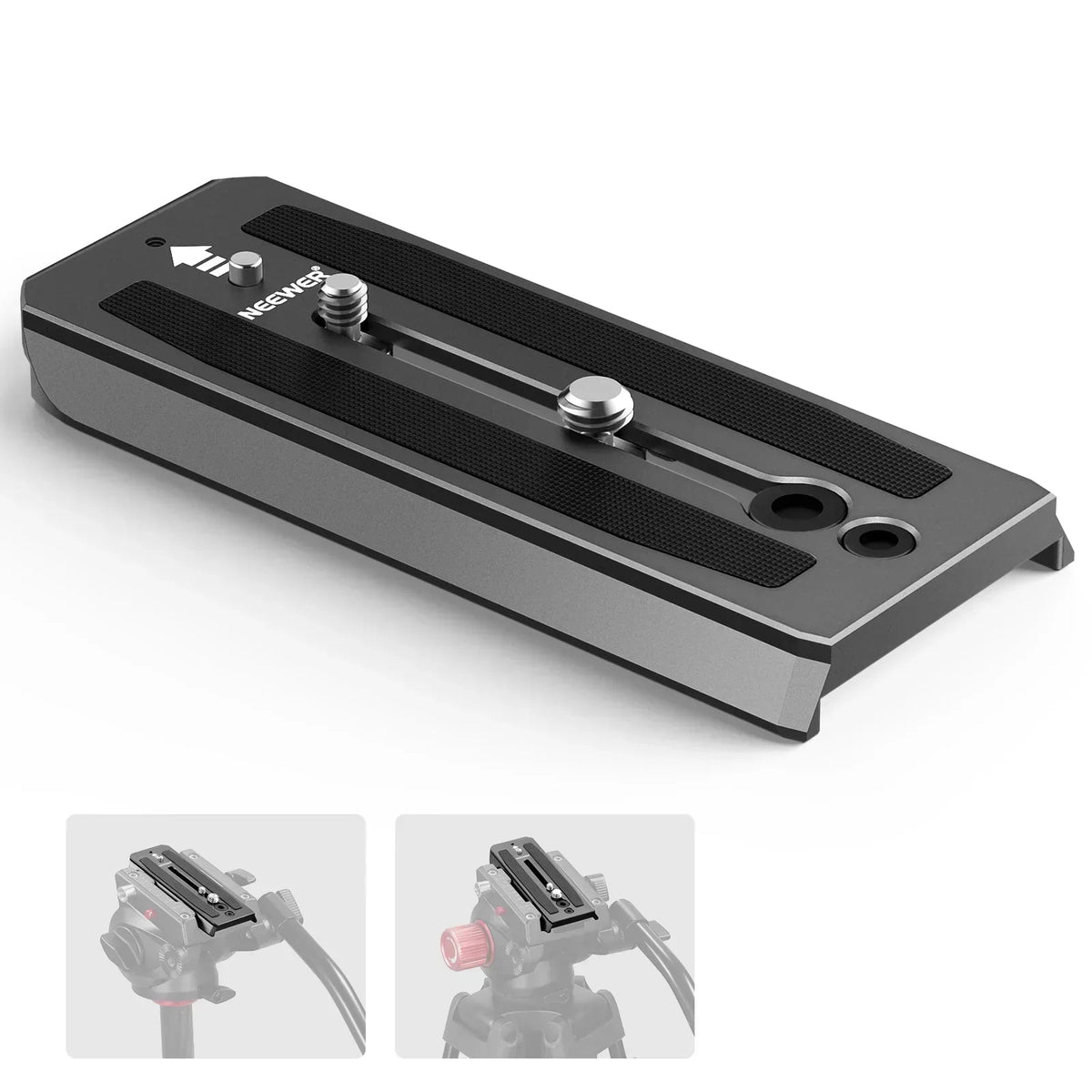 Neewer 501PL Tripod Fluid Head Quick Release Plate