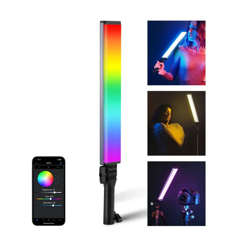 Neewer BH30S 15W RGB-WW LED Light Stick with Battery
