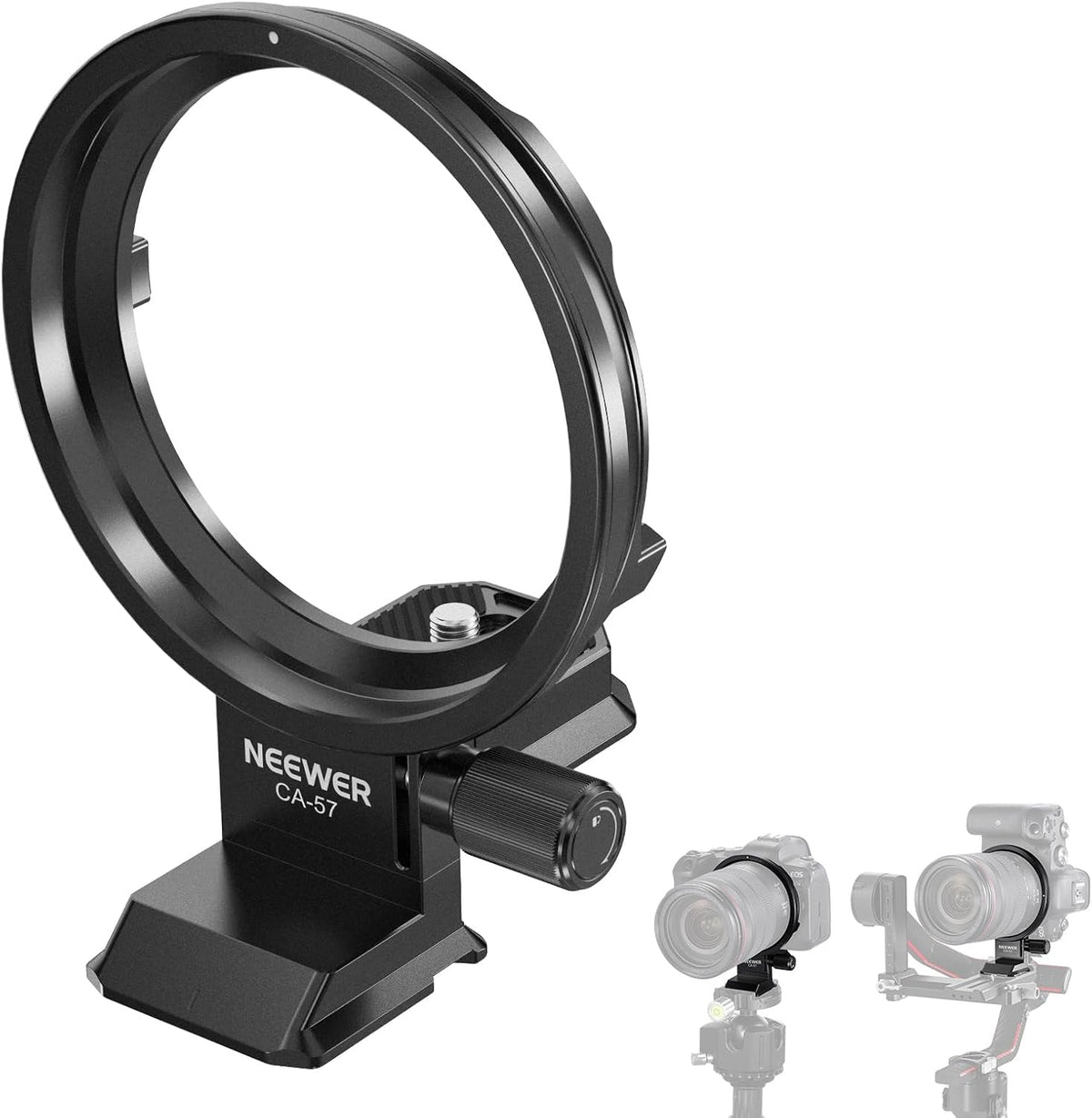 Neewer CA057 Rotatable Camera Lens Collar for Canon R5 R5C R6 Mark II