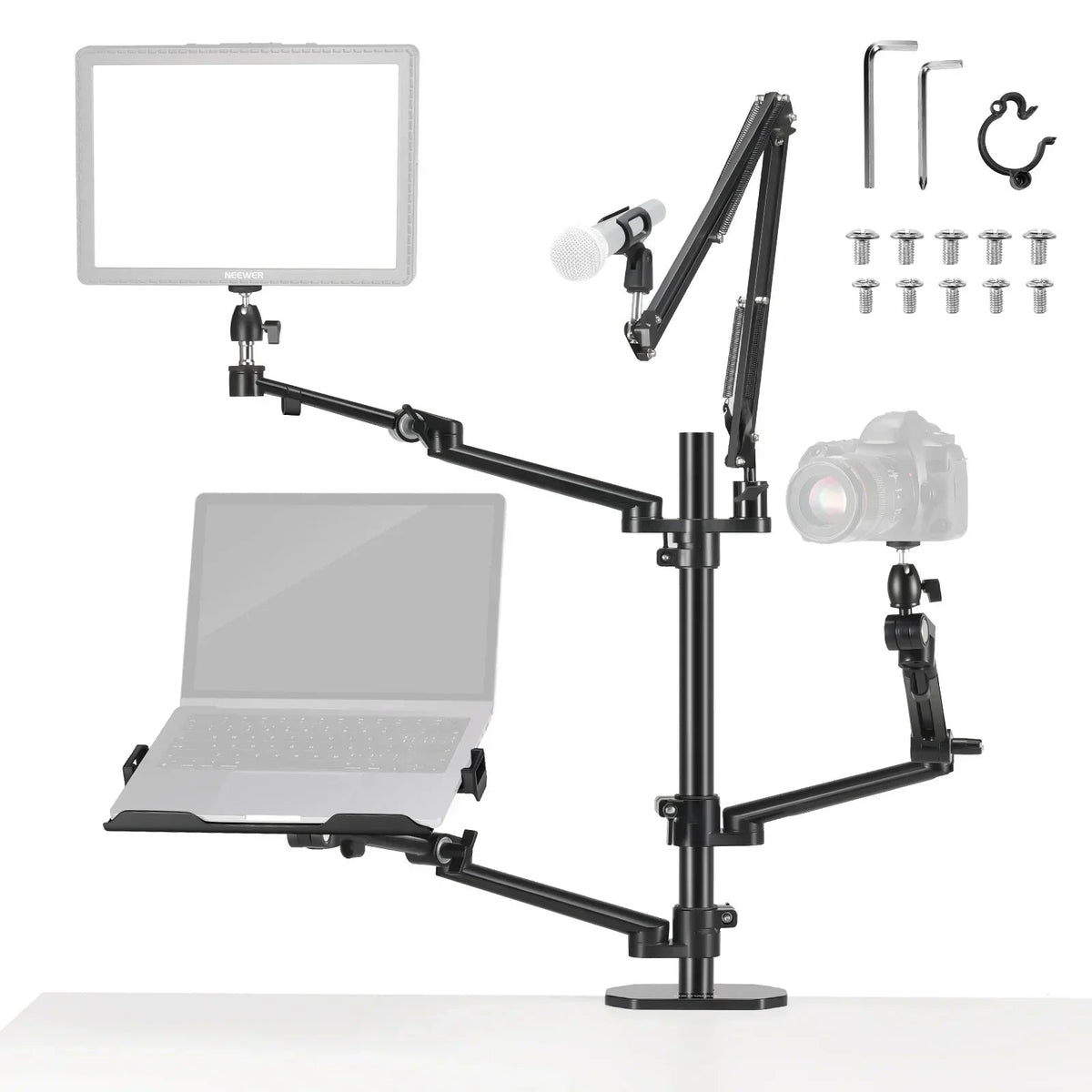 Neewer DS007 Desktop Overhead Camera Mount Rig