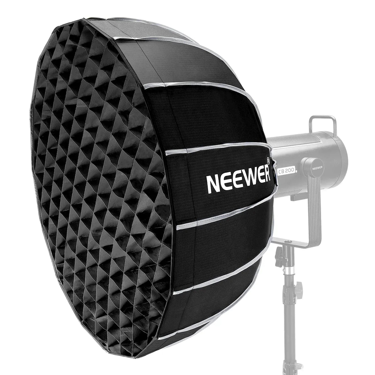Neewer NS85U Parabolic Softbox 85cm Quick Release 16-Rib Bowens Mount with Grid