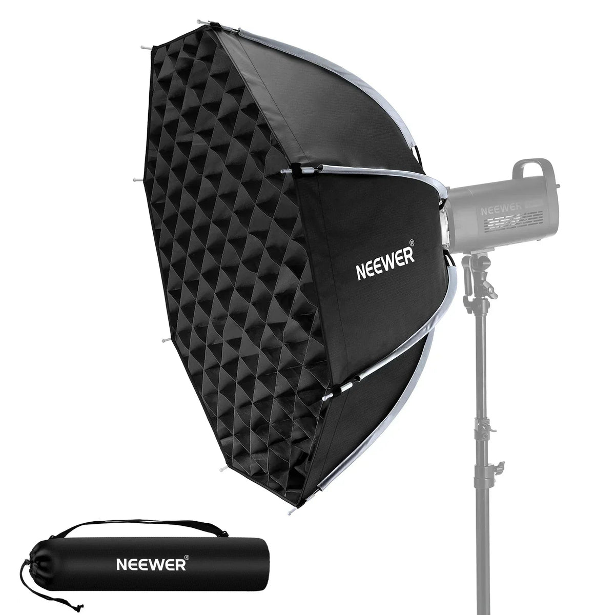 Neewer NS92P Octagonal Softbox 90cm Quick Release Bowens Mount with Grid