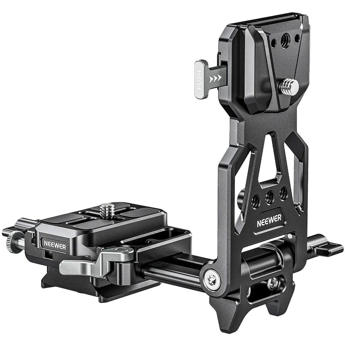 Neewer PS015 Pro Lightweight L-Shaped V Lock Battery Plate With Arca Baseplate