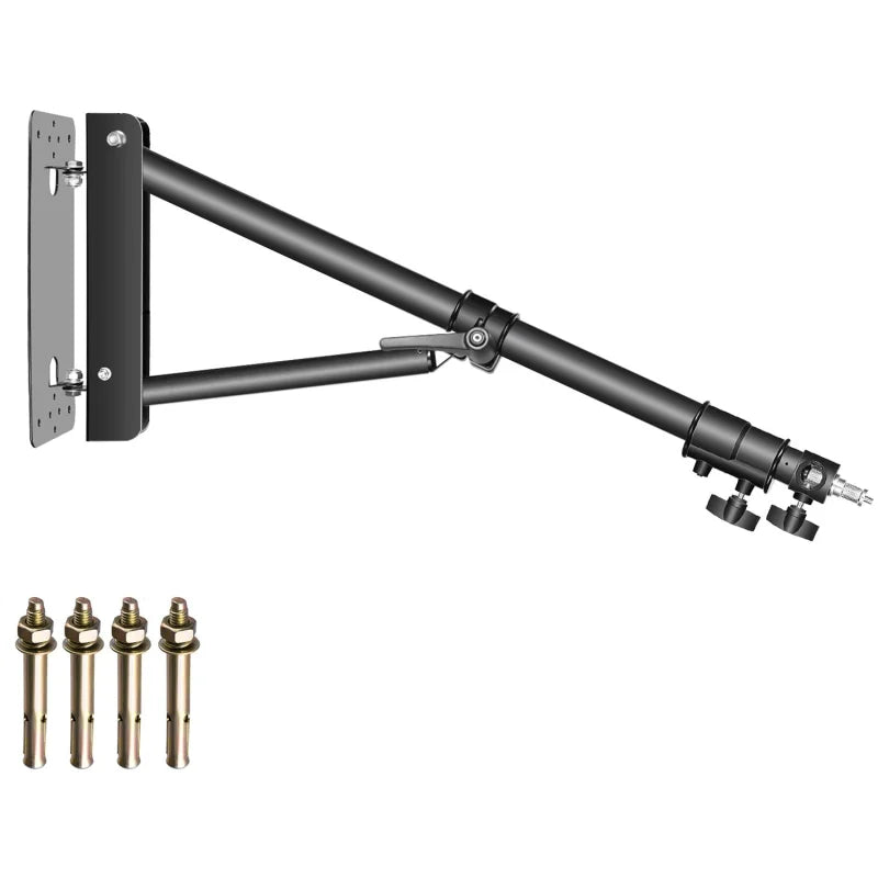 Neewer Studio Wall Mount Boom Arm 180cm (Black)