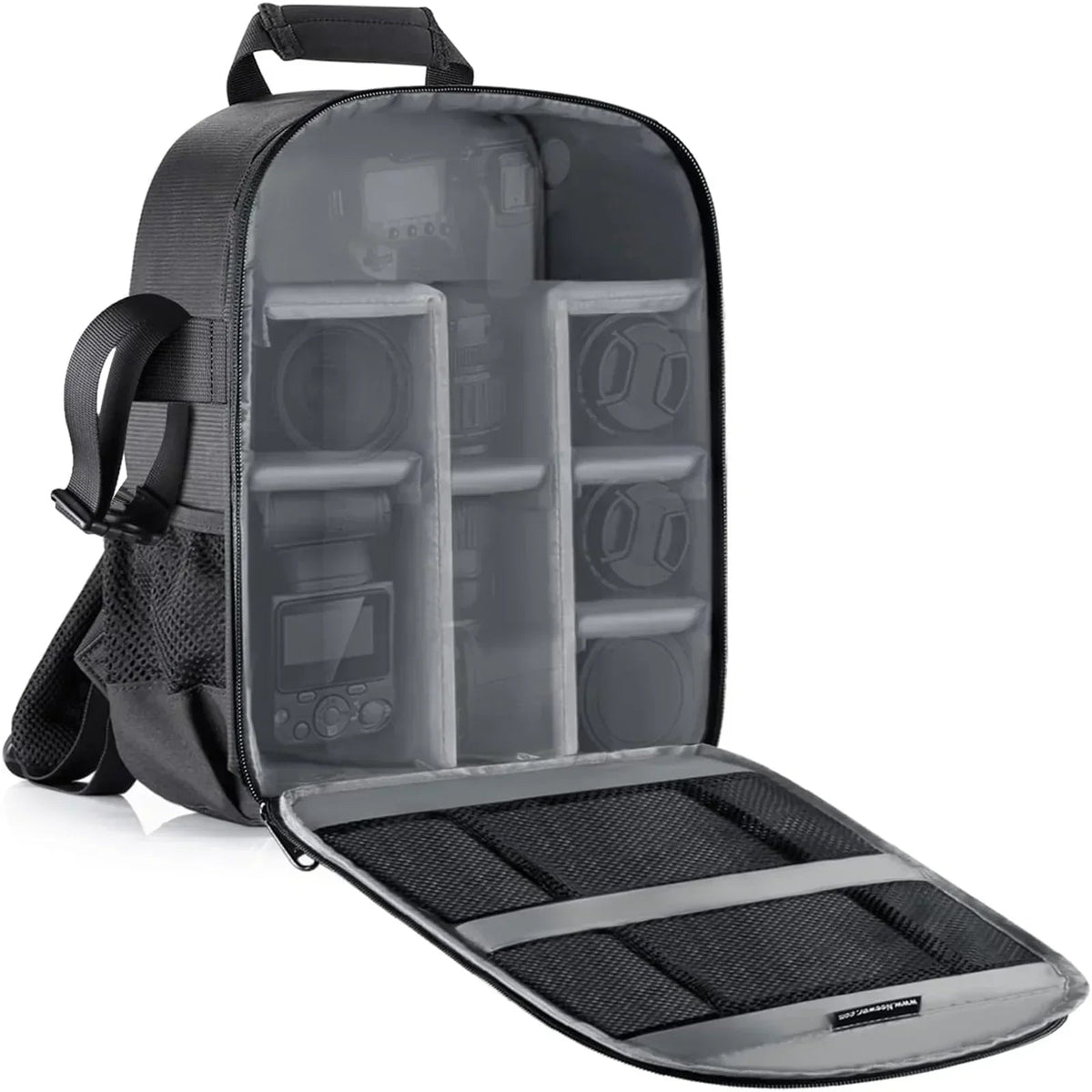 Neewer Travel Camera Backpack Bag 30x14x37cm Grey