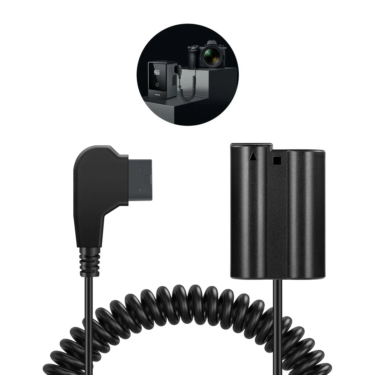 Neewer VP-EP5B EN-EL15 to D-Tap Dummy Battery & Cable