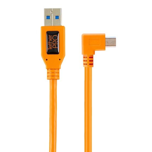 Tether Tools TetherPro Right Angle Adapter USB 2.0 to USB 2.0 Mini-B 5-Pin (50cm) - image 1