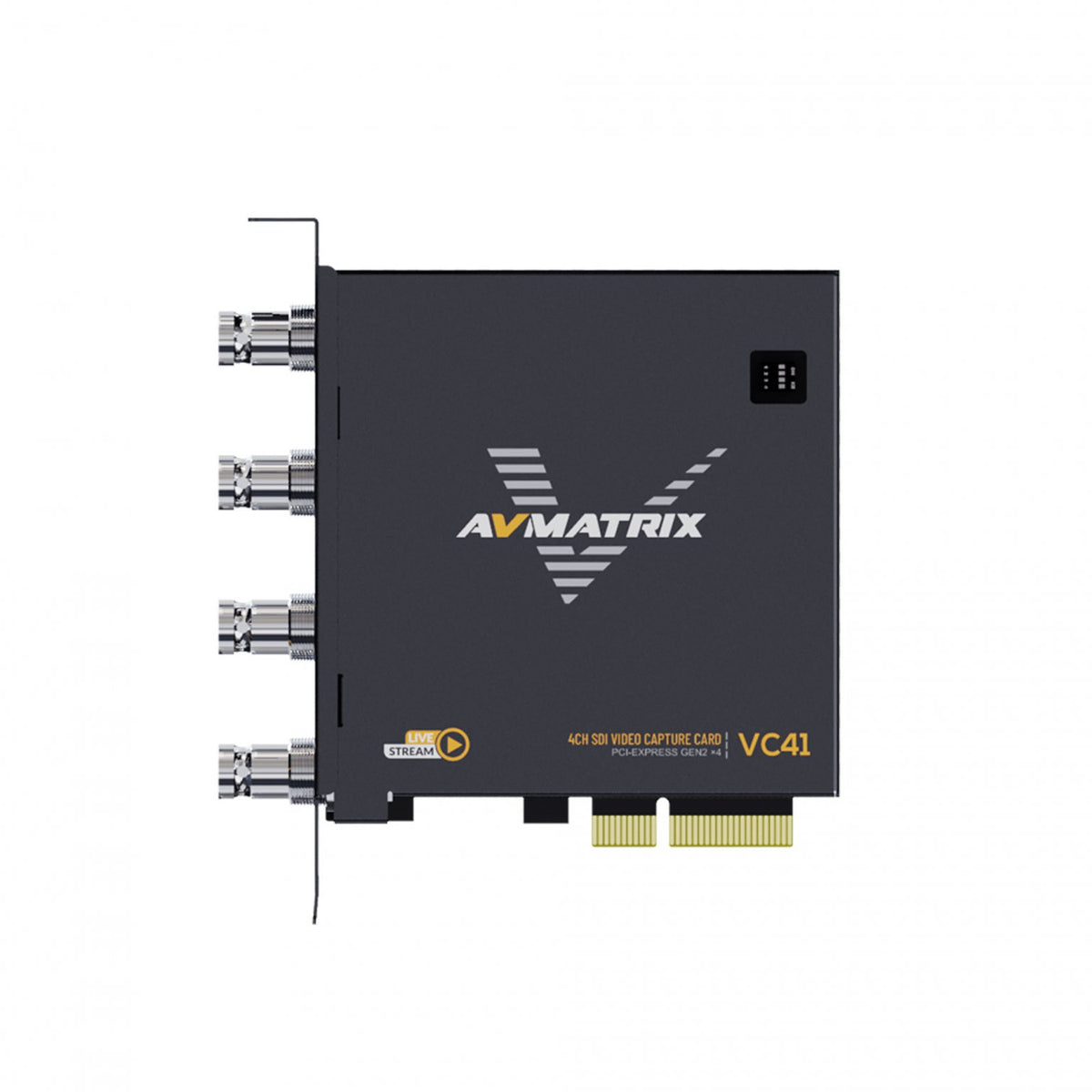 AVMATRIX VC41 — 4-Channel 3G-SDI PCIe Capture Card