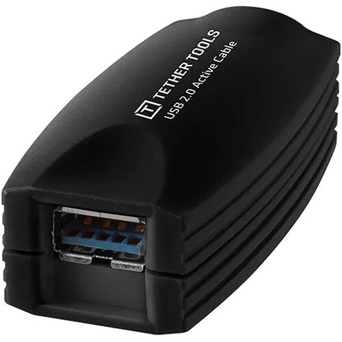 Tether Tools TetherPro USB 2.0 Active Extension Cable (16′, Black) - image 1
