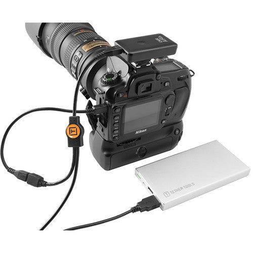 Tether Tools USB Type-A Male to USB Micro-B Male & USB Micro-B Female Case Air Power Split Y-Cable - image 2