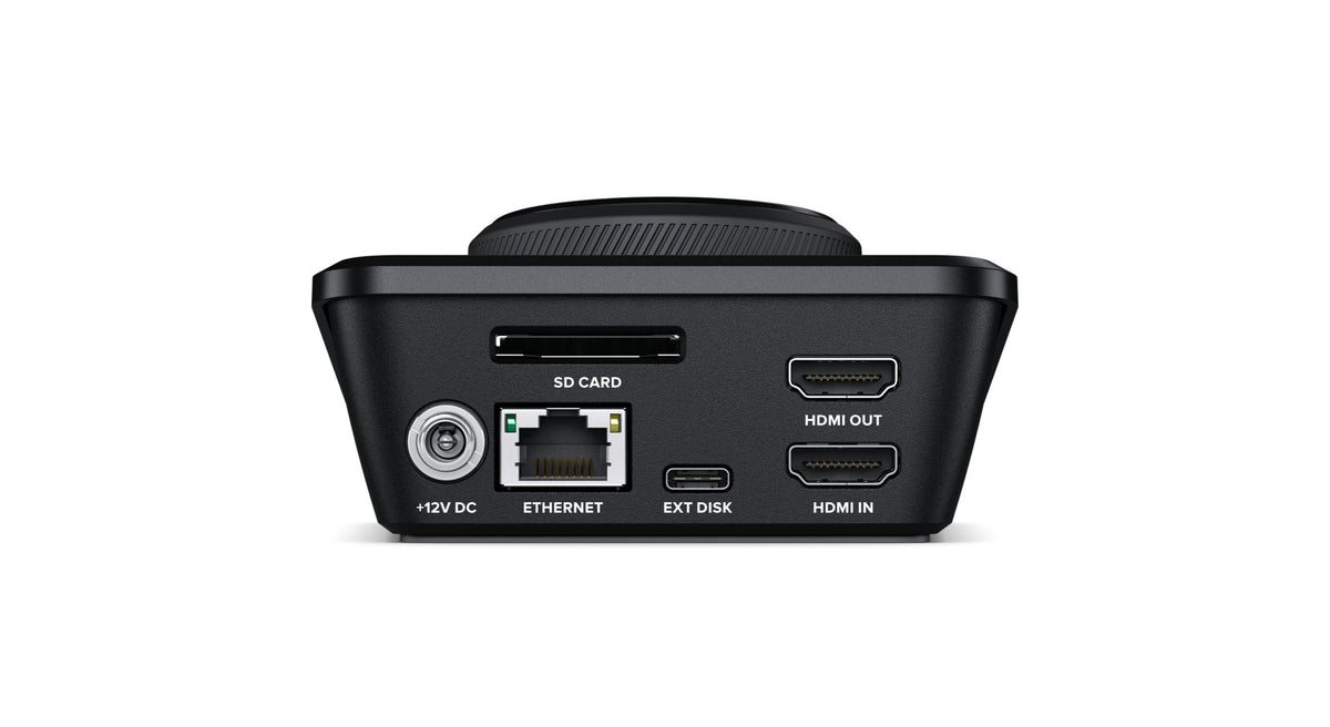 Blackmagic Design HyperDeck Shuttle HD rear connection panel