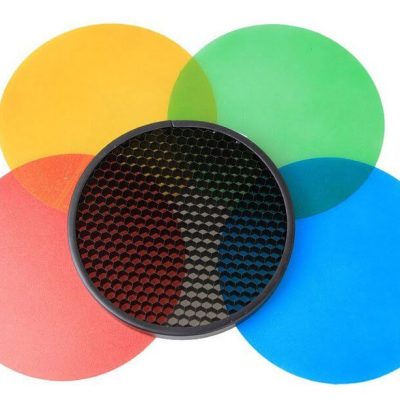 Godox AD-S11 Colour Gel Pack + Reflector Grid Kit for Witstro Flash-ad180, Ad360 and AD200/ad200Pro