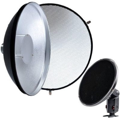 Godox AD-S3 Portable Beauty Dish + Honeycomb Cover For Speedlite Flash AD200 and AD200Pro (30cm)