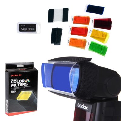 Godox CF-07 Universal Speedlite Filter Kit For Flash Photography – 7 Colour set