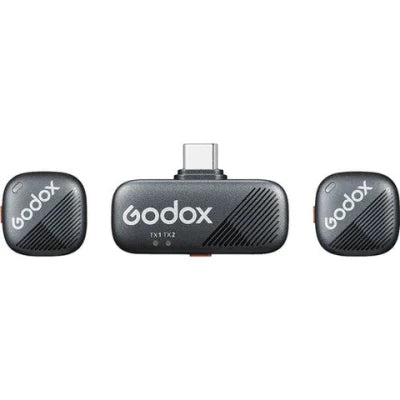 Godox Cube-SC Kit 2-Person Wireless Microphone System with USB-C Connector for Mobile Devices (2.4 GHz)