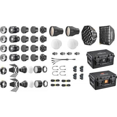 Godox Knowled MS60R RGB LED Light (4-Light Kit)