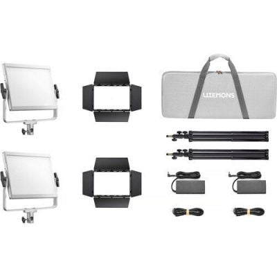 Godox Litemons LP600R RGB LED Light Panel 2 Light Kit