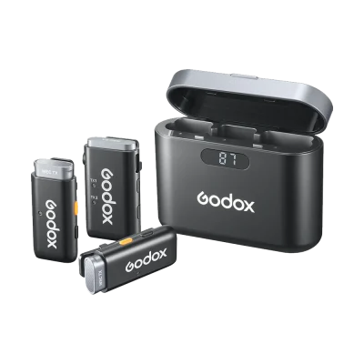 Godox WEC 2-Person Wireless Microphone System for Cameras and Mobile Devices (2.4 GHz)