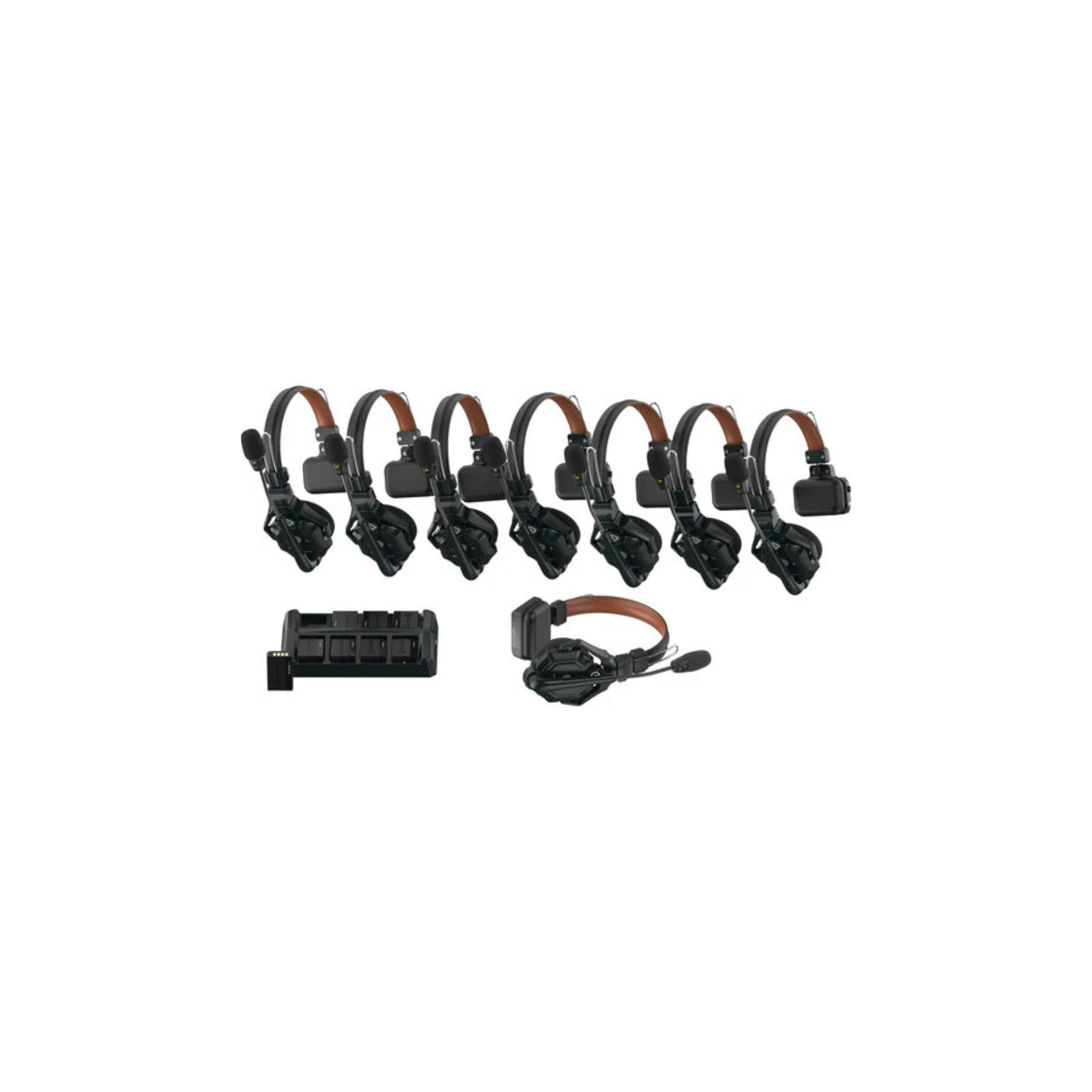Hollyland Solidcom C1 Pro-8S Full-Duplex ENC Wireless Intercom System with 8 Headsets (1.9 GHz)
