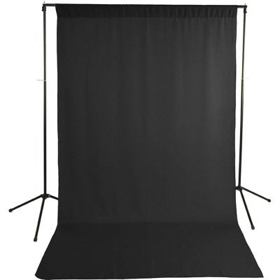 Godox Black Muslin Backdrop For Photography and Videos  (3m X 6m)