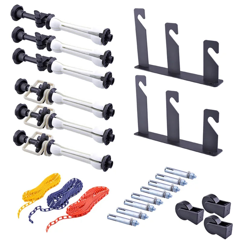 Neewer 3-Pulley Roller Wall/Ceiling Mounting Manual Backdrop Reeling System