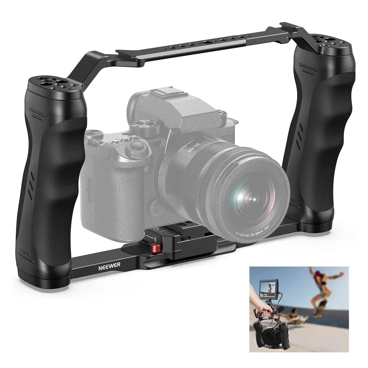 Neewer CA077 Universal Video Camera Cage with Arca Quick-Release