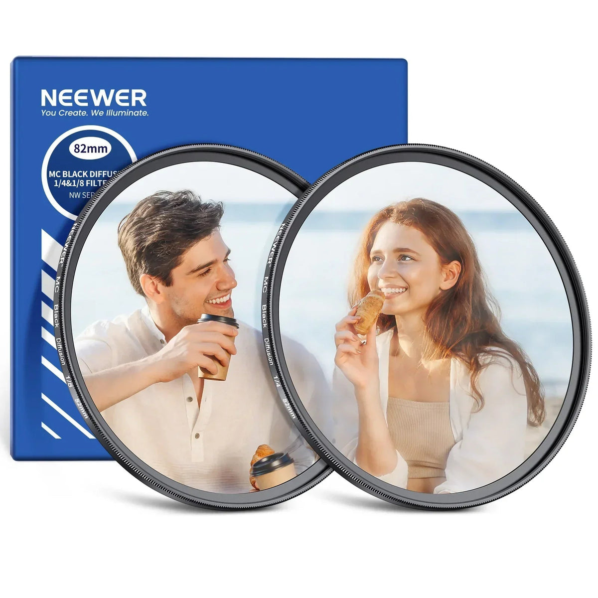 Neewer NW SERIES A Black Soft Filter Kit 1/4 & 1/8 Special Effects Filter 67mm