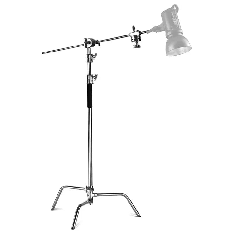 Neewer SC320 Heavy-Duty C-Stand with Arm Grip Heads & Removable Turtle Base