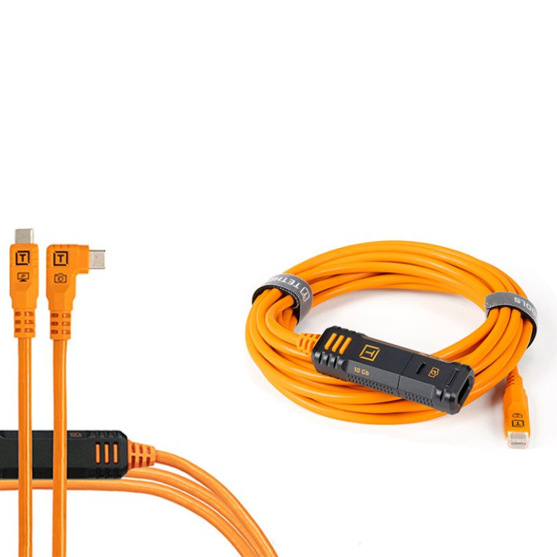 TetherPro Optima 15′ Cable + Locking Extension Cable Bundle - image 1