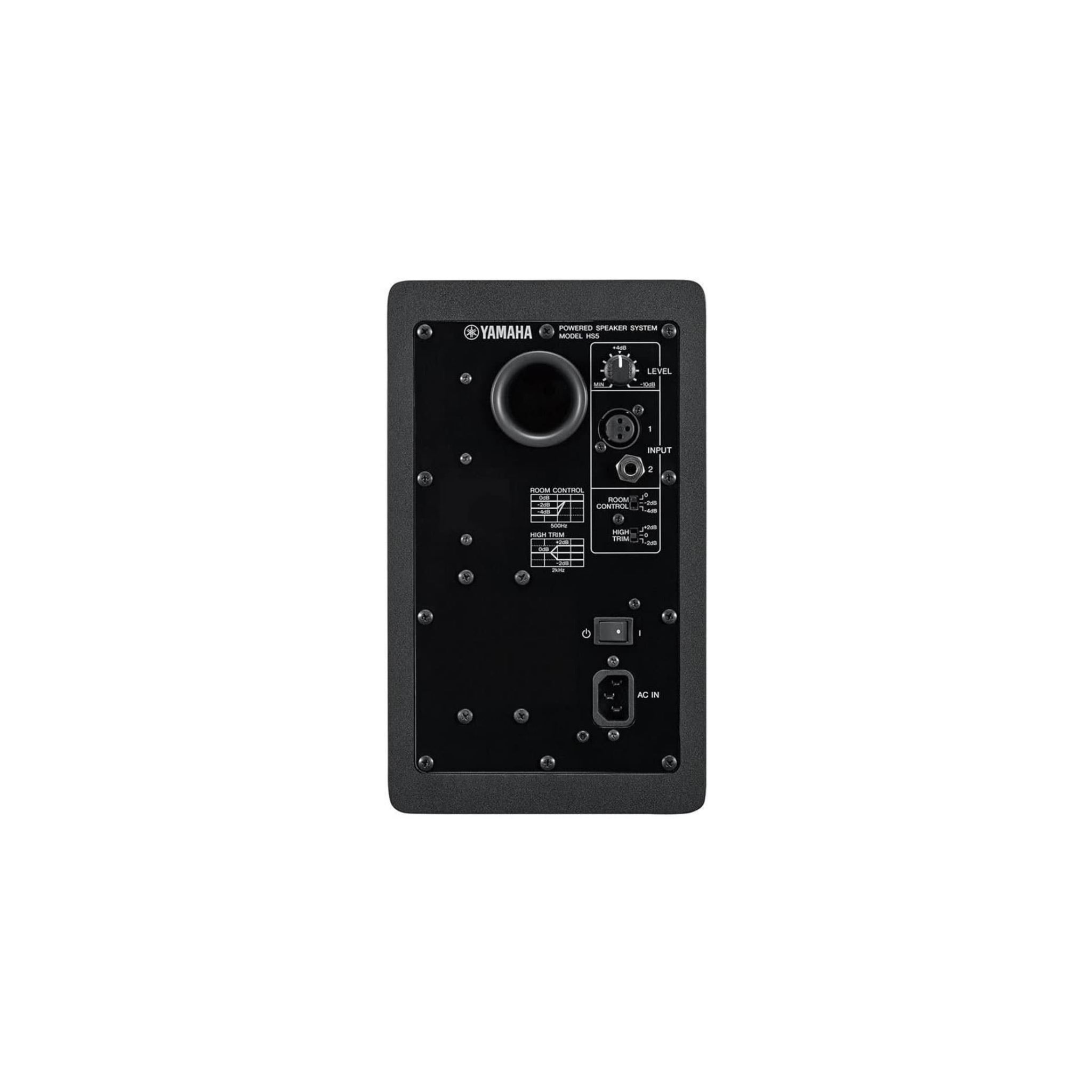 Yamaha HS5i 5-inch Powered Studio Monitor Pair – Black